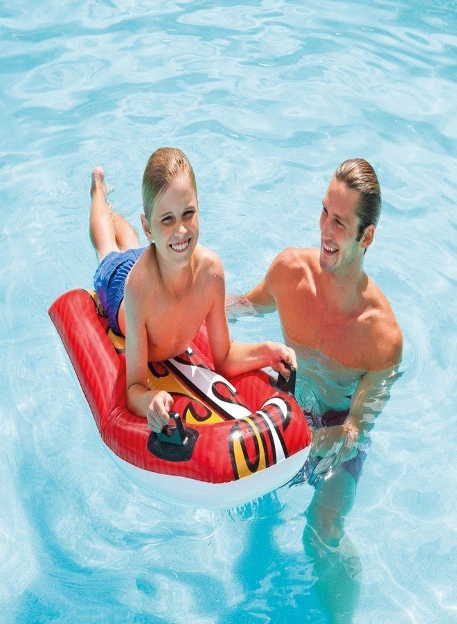 VWretails Inflatable Joy Rider, Dimensions: 44" x 24.5" (1.12m x 62m) Inflated, Pack of 1(Assorted Color and Design as per Availability) - Image 5